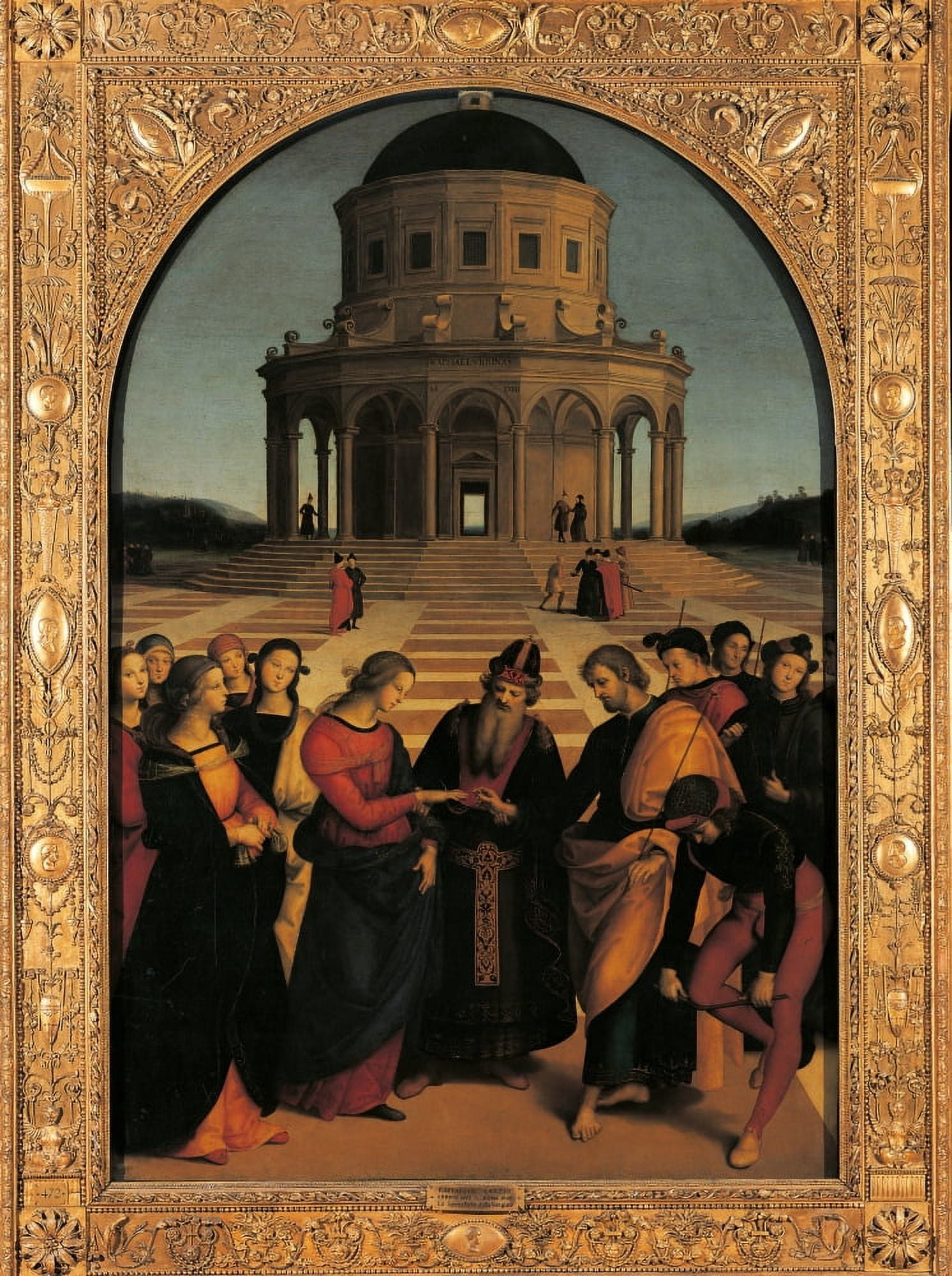 The Marriage Of The Virgin Canvas Art -  (24 x 36)