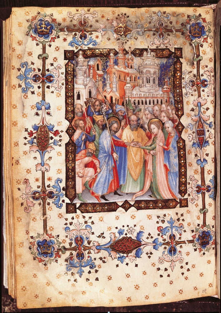 The Marriage Of The Virgin Mary Canvas Art - (18 x 24)