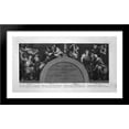 thumbnail image 1 of The Marriage of Alexander and Rossana 40x24 Large Black Wood Framed Print Art by Giovanni Battista Piranesi, 1 of 2