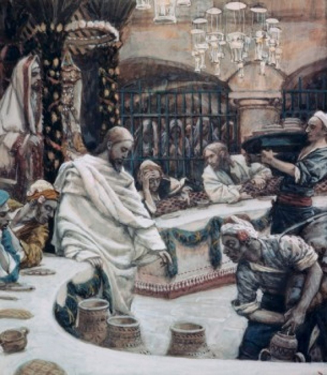 The Marriage of Cana in Galilee James Tissot (1836-1902French) Canvas Art - James Tissot (24 x 36)