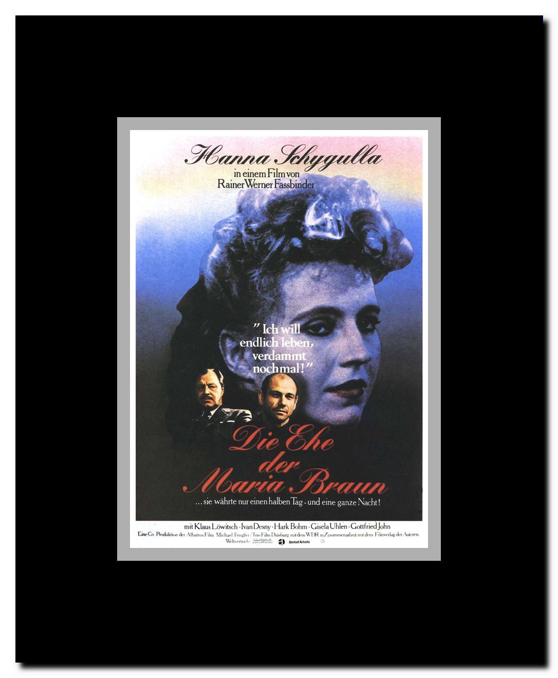 The Marriage of Maria Braun Framed Movie Poster