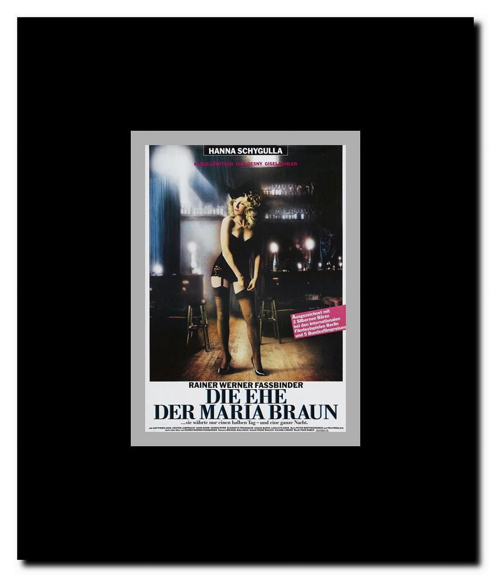 The Marriage of Maria Braun Framed Movie Poster