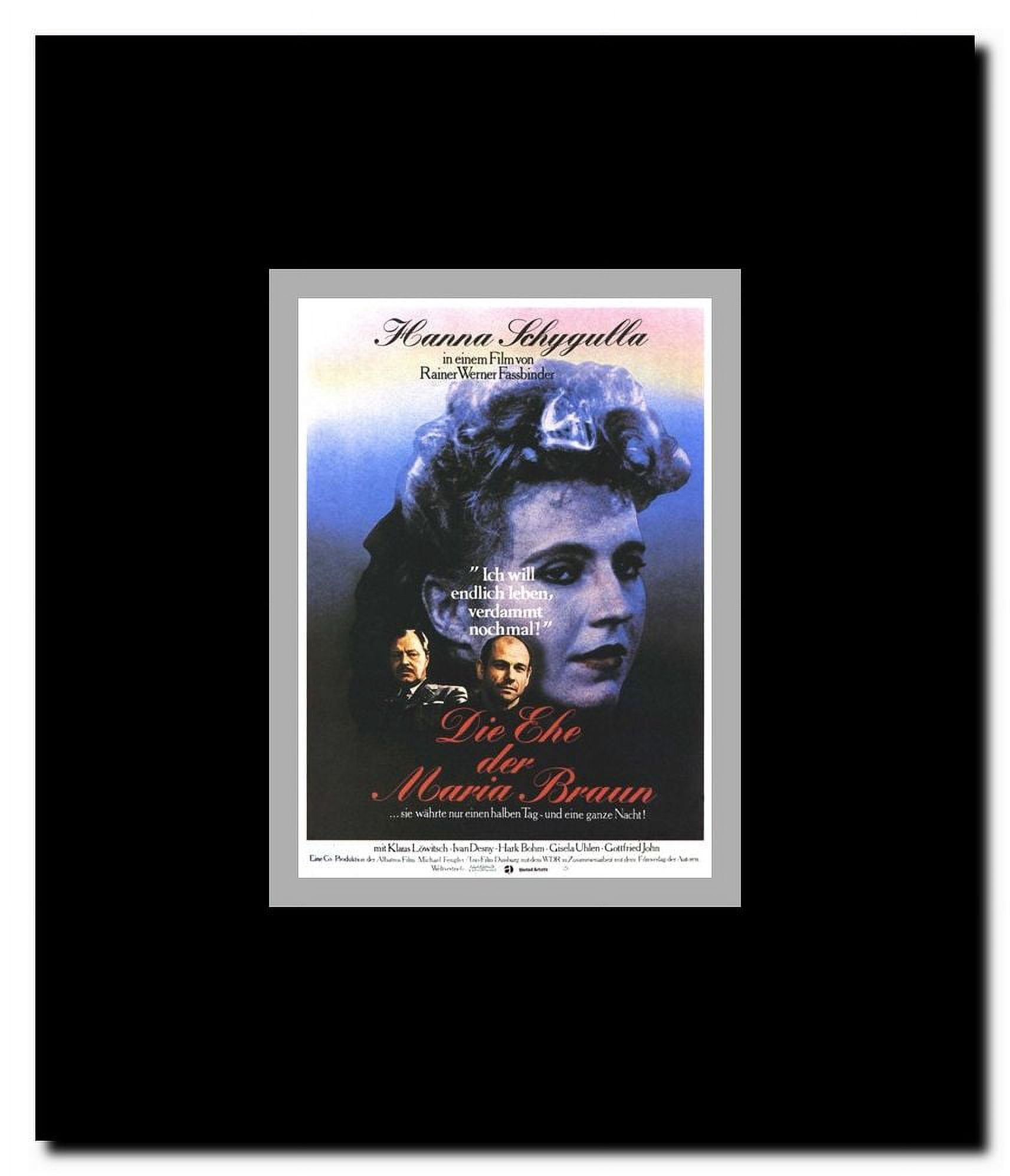 The Marriage of Maria Braun Framed Movie Poster