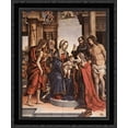 thumbnail image 1 of The Marriage of St Catherine 20x22 Black Ornate Wood Framed Canvas Art by Lippi, Filippino, 1 of 2