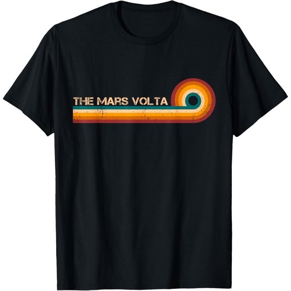 The Mars Volta Retro Stripes Musician Vintage T-Shirt