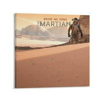 The Martian 2015 Movie Poster (17) Print Photo Art Painting Canvas Poster Home Decorative Bedroom Modern Decor Posters Gifts 16x16inch(40x40cm)