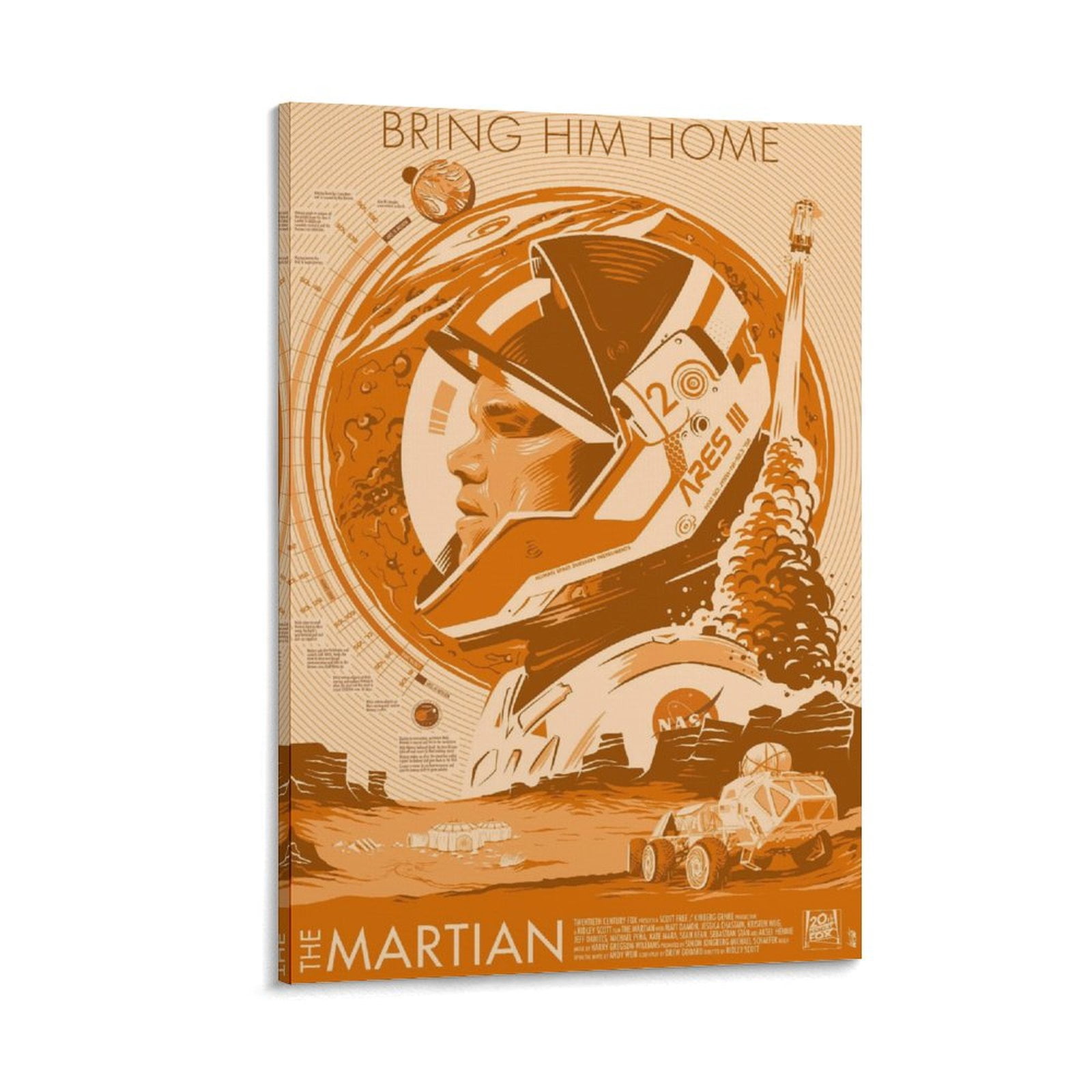 The Martian Classic Movie Poster Print Photo Art Painting Canvas Poster ...