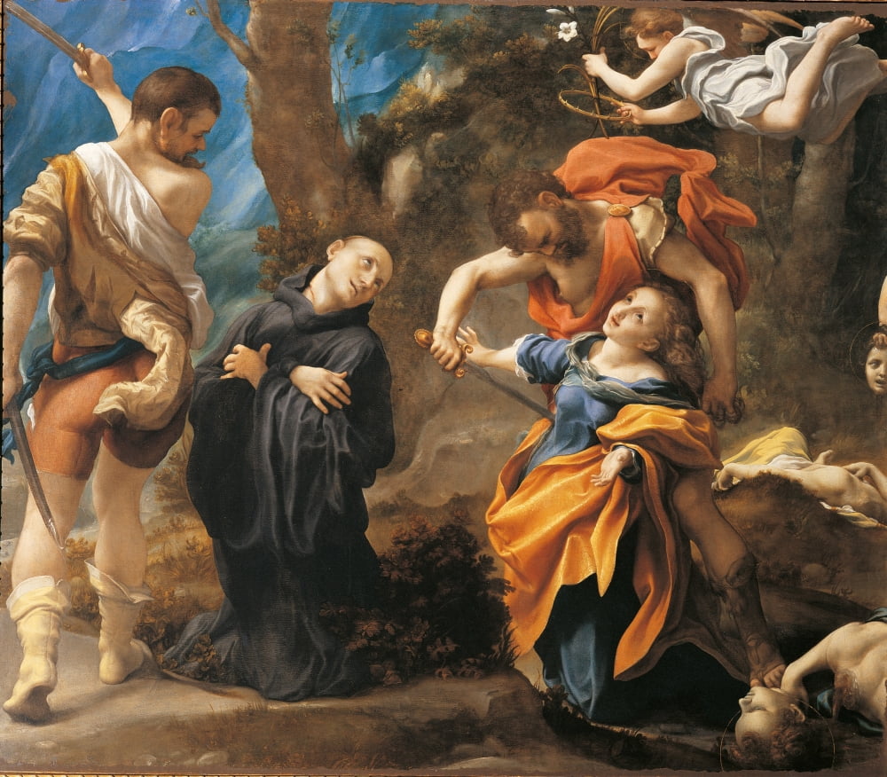 The Martyrdom Of Four Saints Canvas Art - (36 x 24)