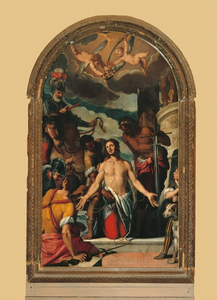 The Martyrdom Of St Sergius Canvas Art - (24 x 36)
