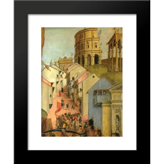 The Martyrdom of St. Sebastian 20x24 Framed Art Print by Luca Signorelli