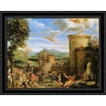 thumbnail image 1 of The Martyrdom of St Stephen 36x28 Large Black Ornate Wood Framed Canvas Art by Annibale Carracci, 1 of 2