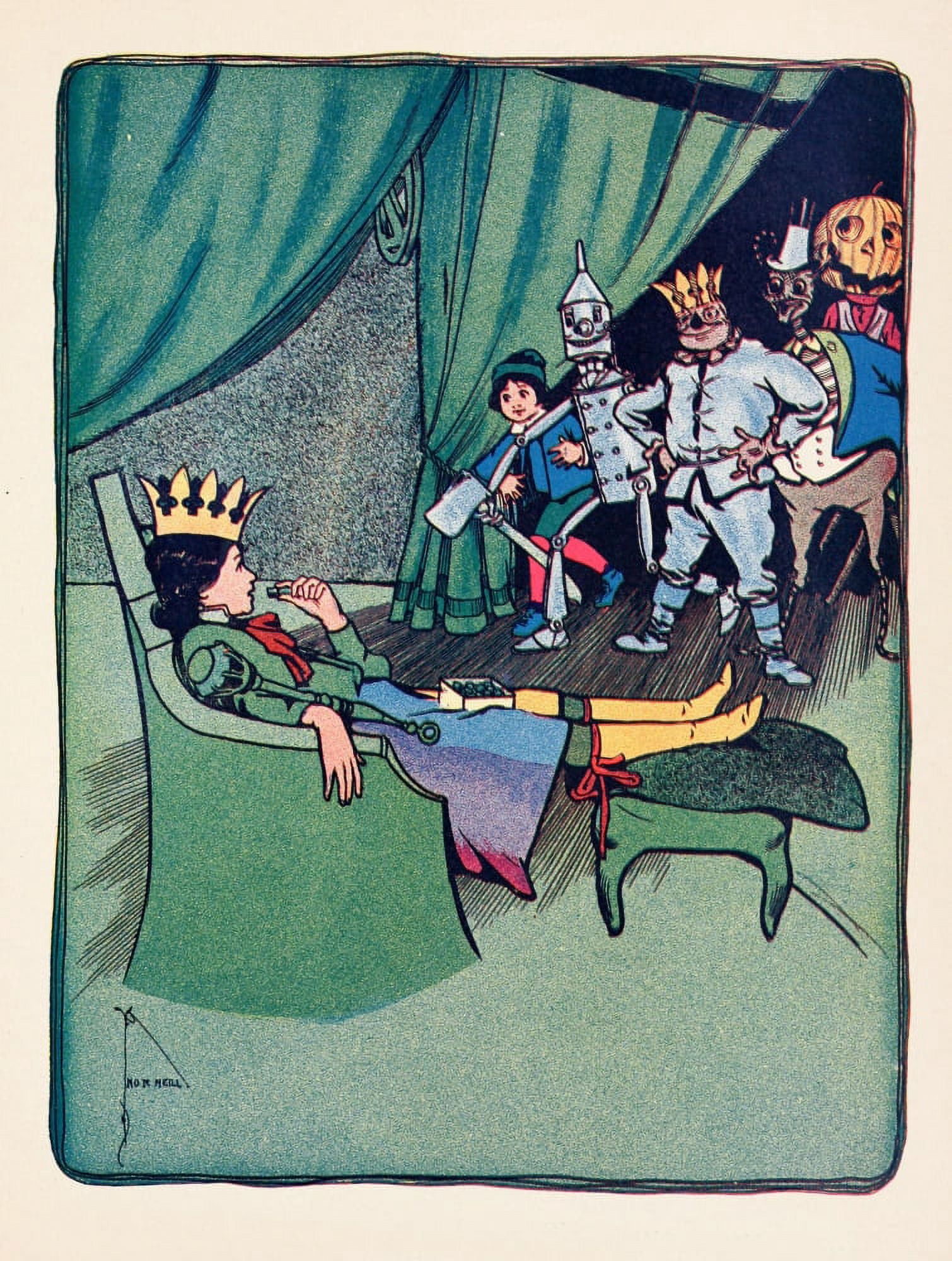 The Marvelous Land of Oz 1904 General Jinjur Canvas Art - John R Neill (18 x 24)
