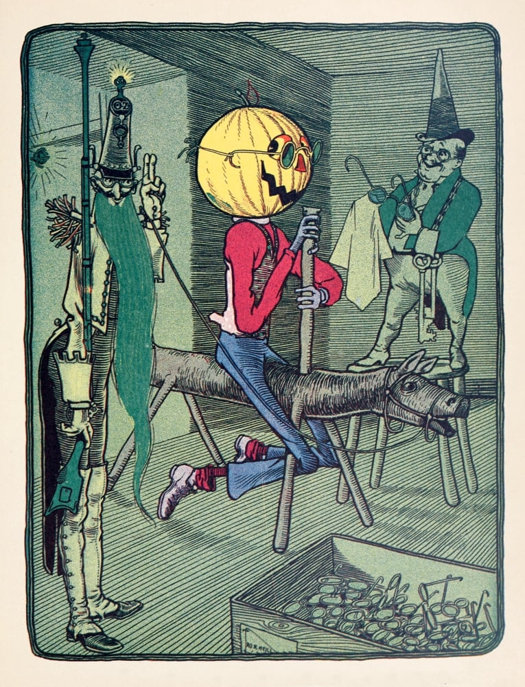 The Marvelous Land of Oz 1904 Its the fashion here Canvas Art - John R Neill (24 x 36)