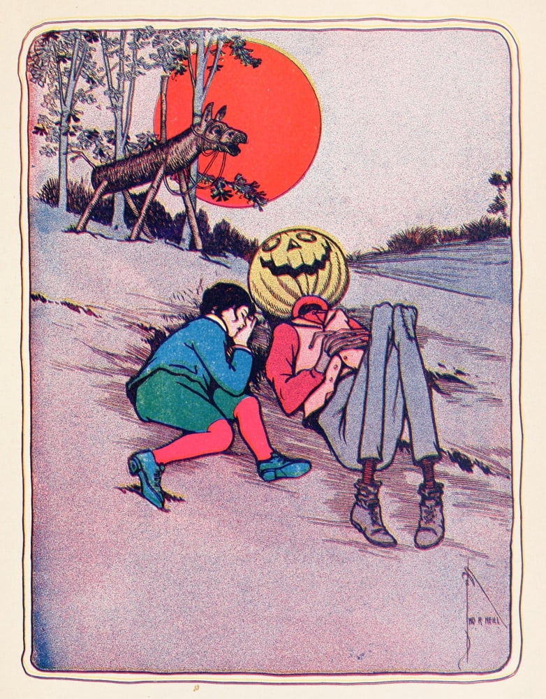 The Marvelous Land of Oz 1904 The boy stretched out Canvas Art - John R Neill (24 x 36)
