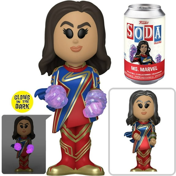 The Marvels Ms. Marvel GITD Funko Soda Vinyl Figure