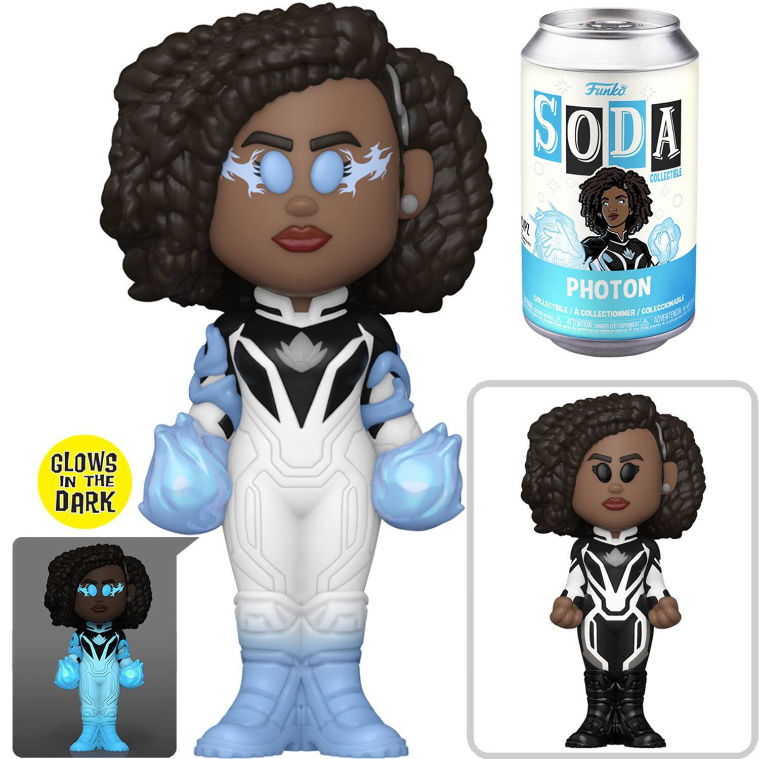 The Marvels Photon GITD Funko Soda Vinyl Figure - Walmart.com