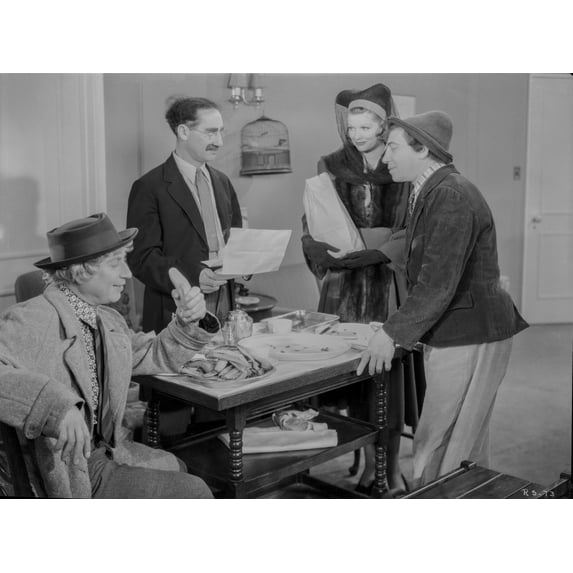 The Marx Brothers and Lucille Ball in Room Service Photo Print (24 x 30)