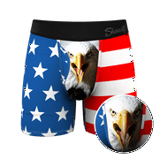 The Mascot - Shinesty USA Eagle Ball Hammock Pouch Underwear With Fly  2X
