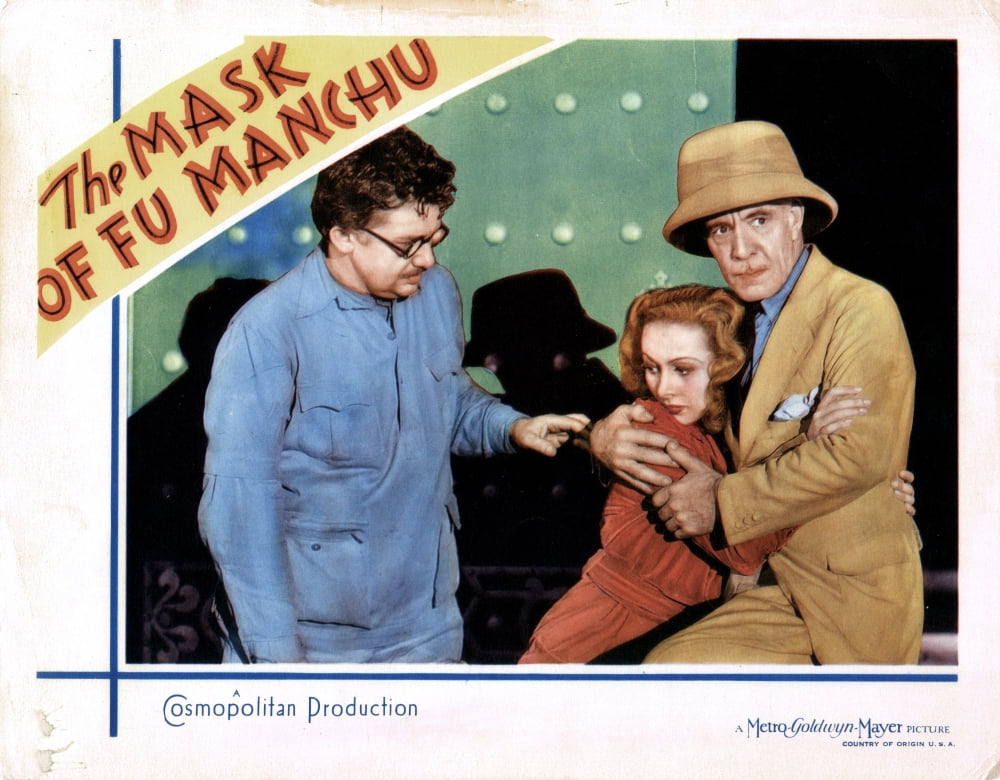 The Mask Of Fu Manchu Canvas Art - (28 x 22)