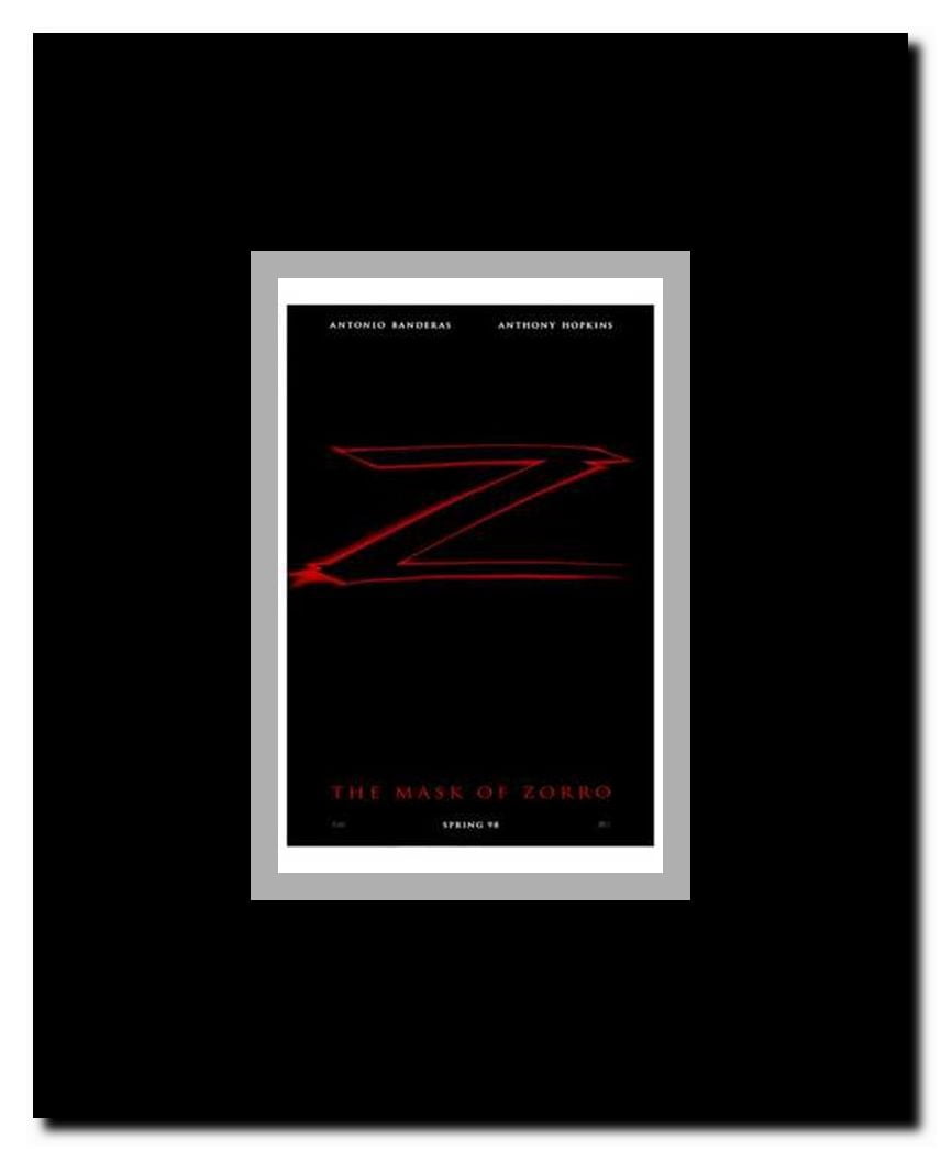 The Mask of Zorro Framed Movie Poster