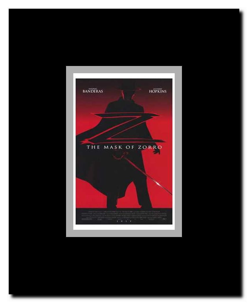 The Mask of Zorro Framed Movie Poster