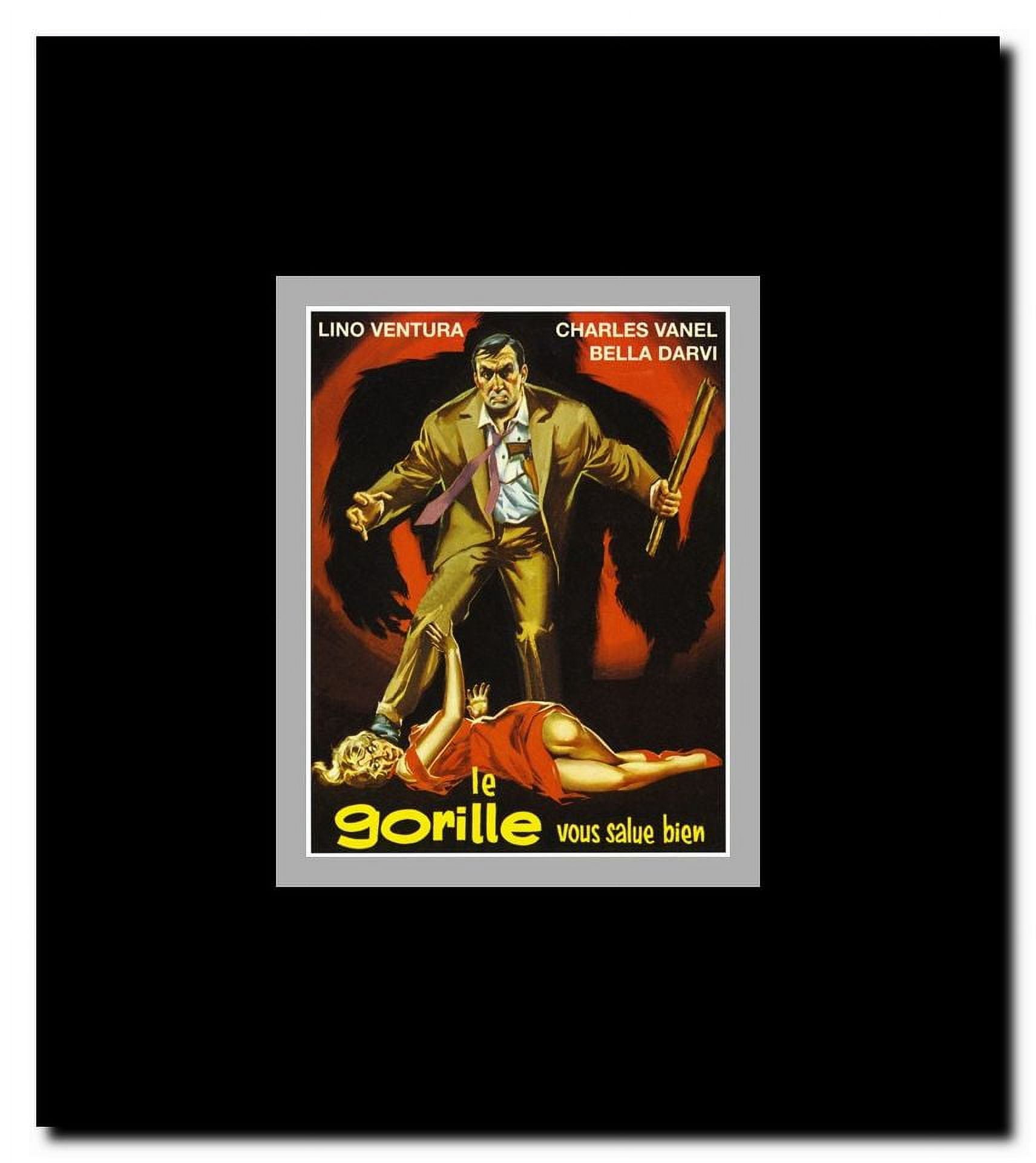 The Mask of the Gorilla Framed Movie Poster