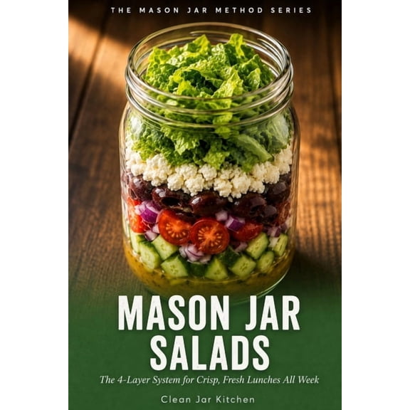 The Mason Jar Method Mason Jar Salads: The 4-Layer System for Crisp, Fresh Lunches All Week, (Paperback)