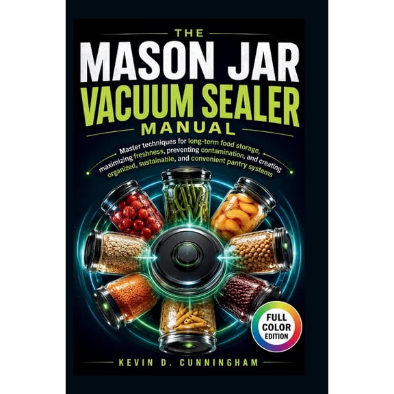 The Mason Jar Vacuum Sealer Manual: Master techniques for long-term food storage, maximizing freshness, preventing conta, (Paperback)