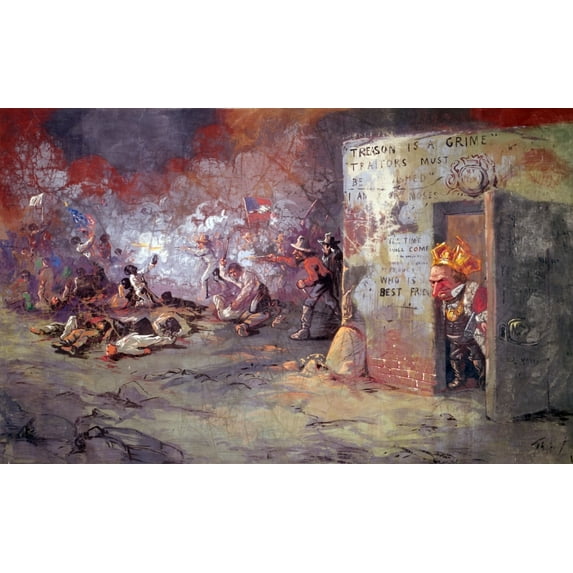 'The Massacre At New Orleans' History (24 x 18)