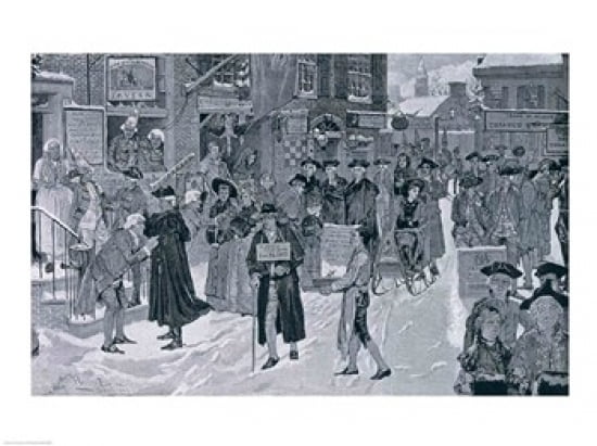 The Master Caused us to have some Beere Canvas Art - Howard Pyle (24 x 18)