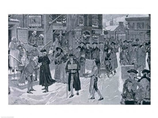 The Master Caused us to have some Beere Canvas Art - Howard Pyle (36 x 24)