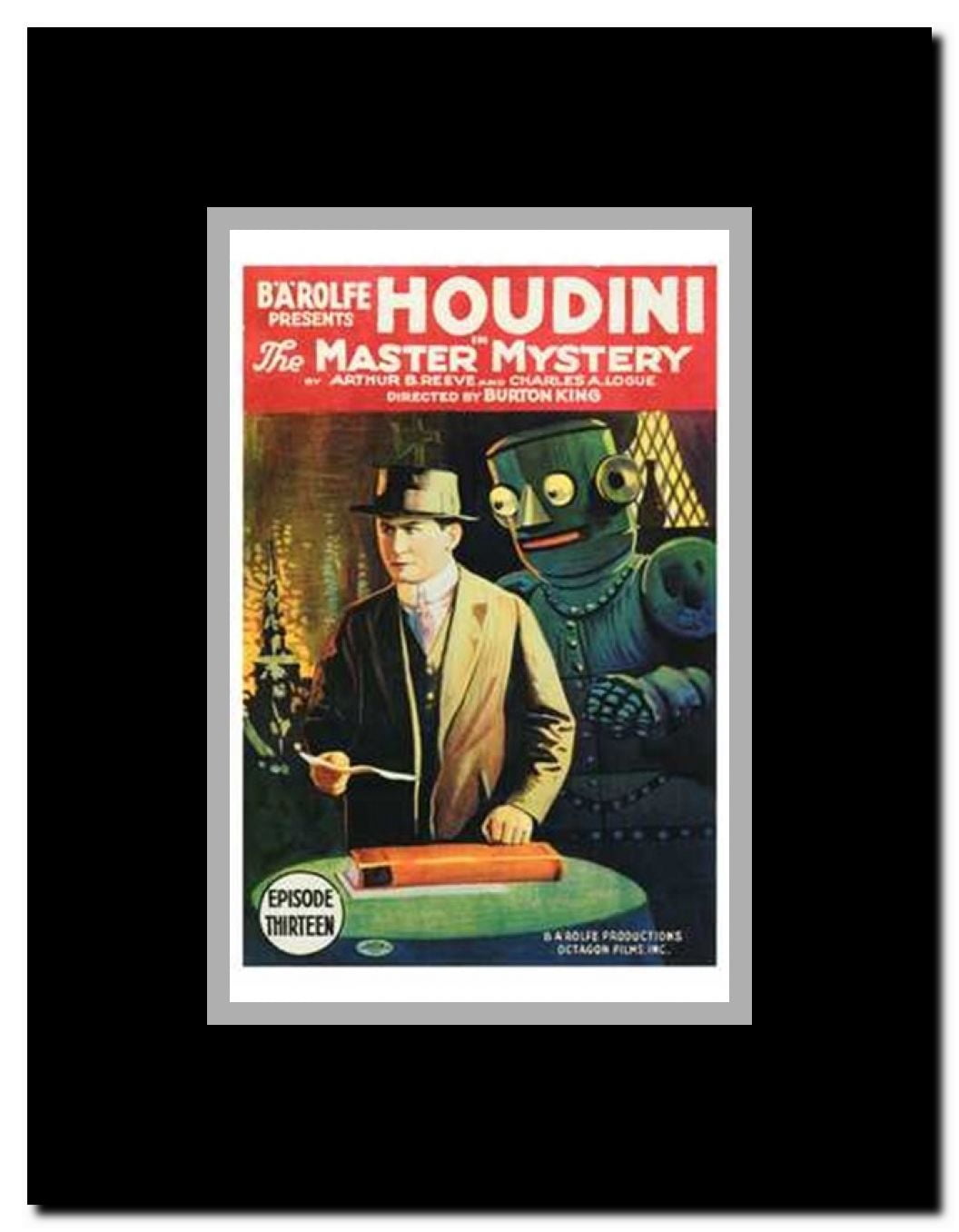 The Master Mystery Framed Movie Poster