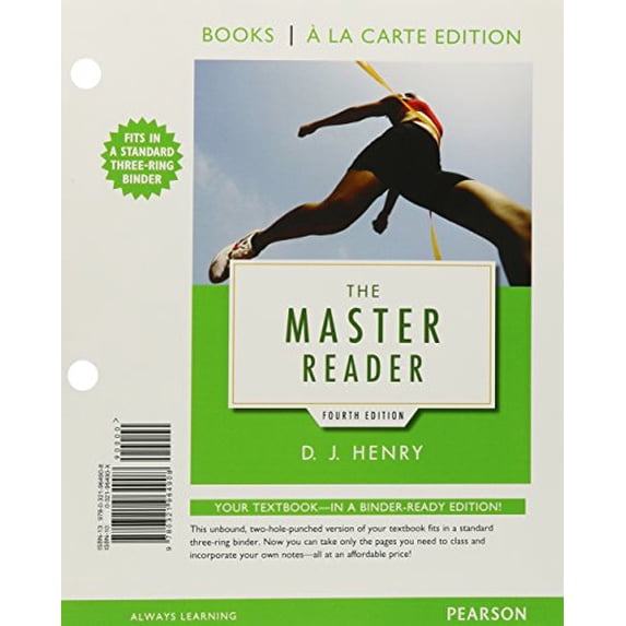 Pre-Owned The Master Reader, Books a la Carte Edition Plus Mylab Reading with Etext - Access Card Package Paperback