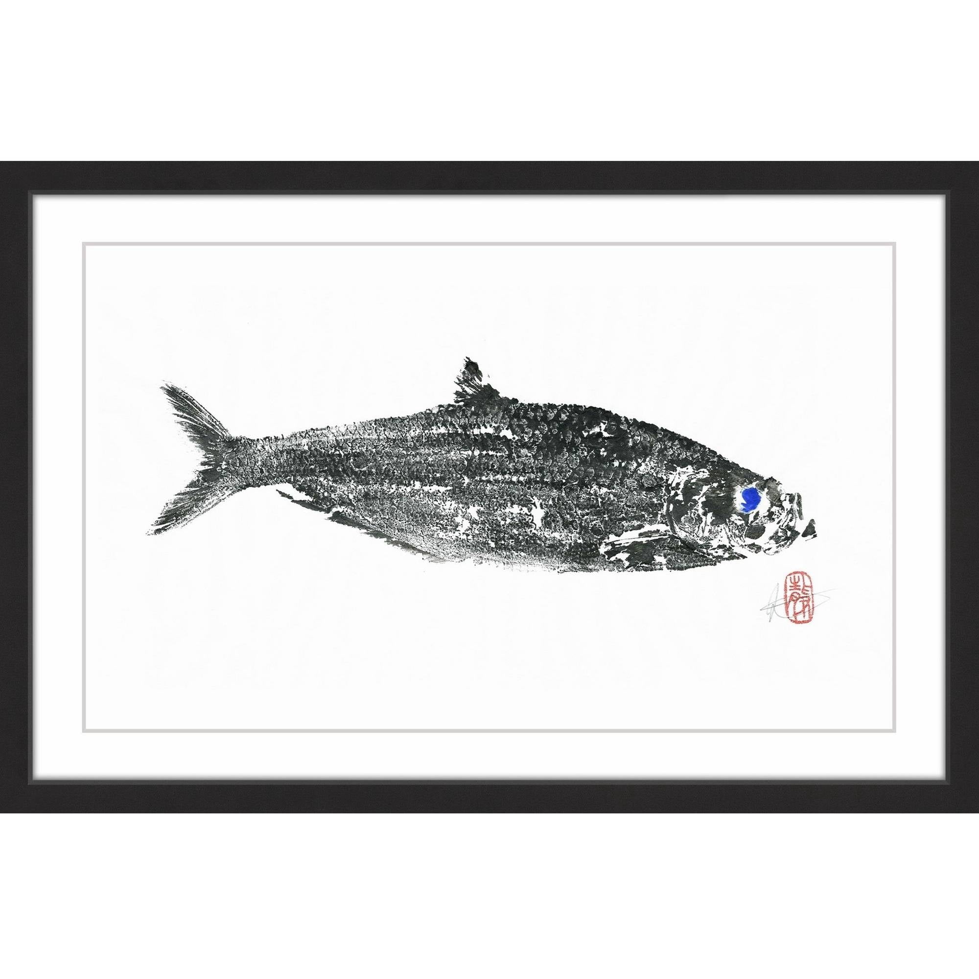 "The Mastermind" Framed Painting Print