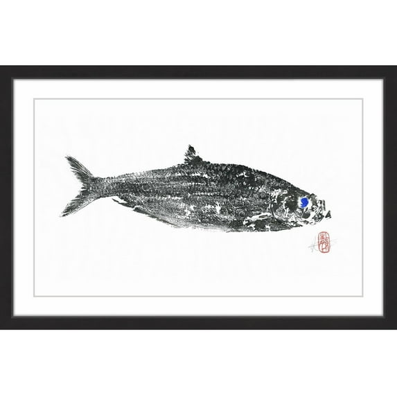 "The Mastermind" Framed Painting Print