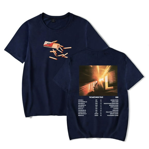 The Matchbox Tour T-Shirts Merch Unisex Fashion Short Sleeve Tees Crew Neck Tops