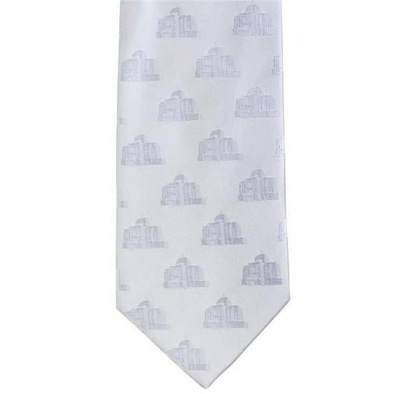 The Matching Tie Guy 856332005325 Meridian Idaho Temple Tie - Standard Width - Adult Zipper
