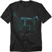 The Matrix 2021 T-Shirt Glitch Cat Unisex Graphic Tee For Men & Women