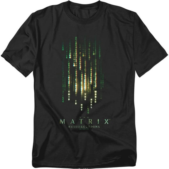 The Matrix (2021) T-Shirt This Is Not The Real World Unisex Graphic Tee For Men & Women