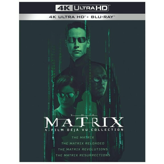 The Matrix: 4-Film Dj Vu Collection (4K Ultra HD + Blu-ray)