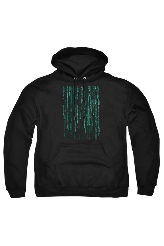 Code Logo Adult Pull-Over Hoodie, Black, Large