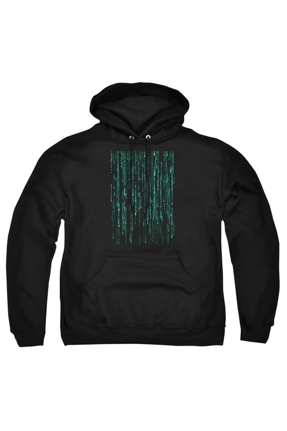 Code Logo Adult Pull-Over Hoodie, Black, Medium