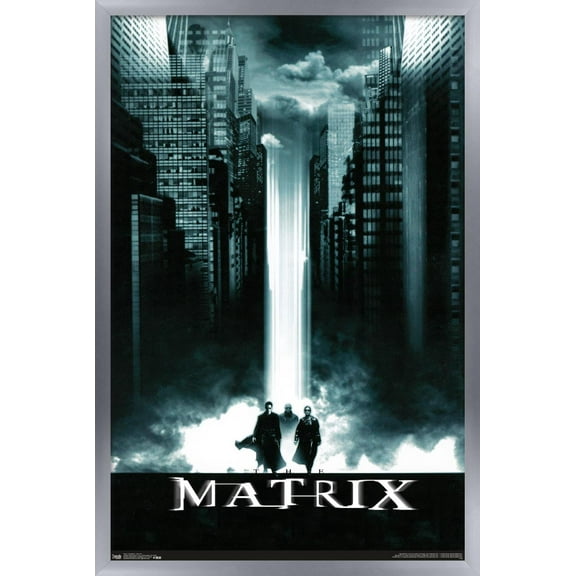 The Matrix - Key Art Wall Poster, 14.725" x 22.375" Framed