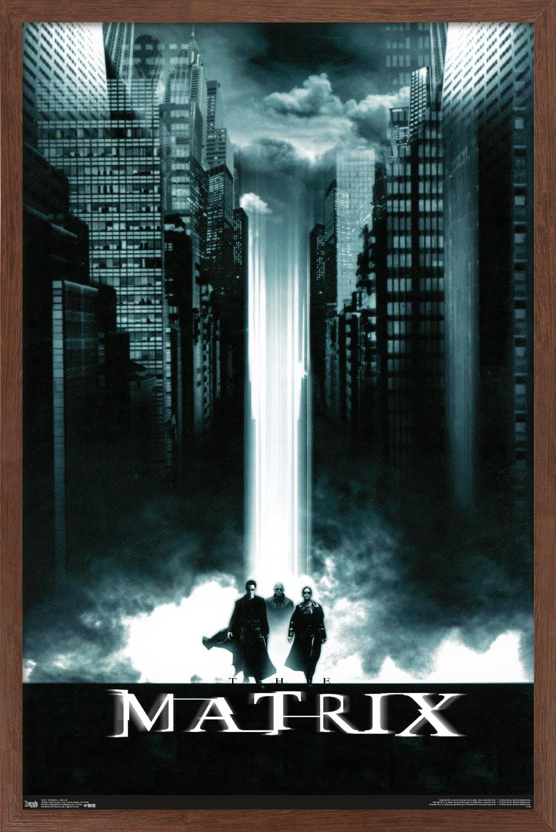 The Matrix - Key Art Wall Poster, 14.725" x 22.375", Framed