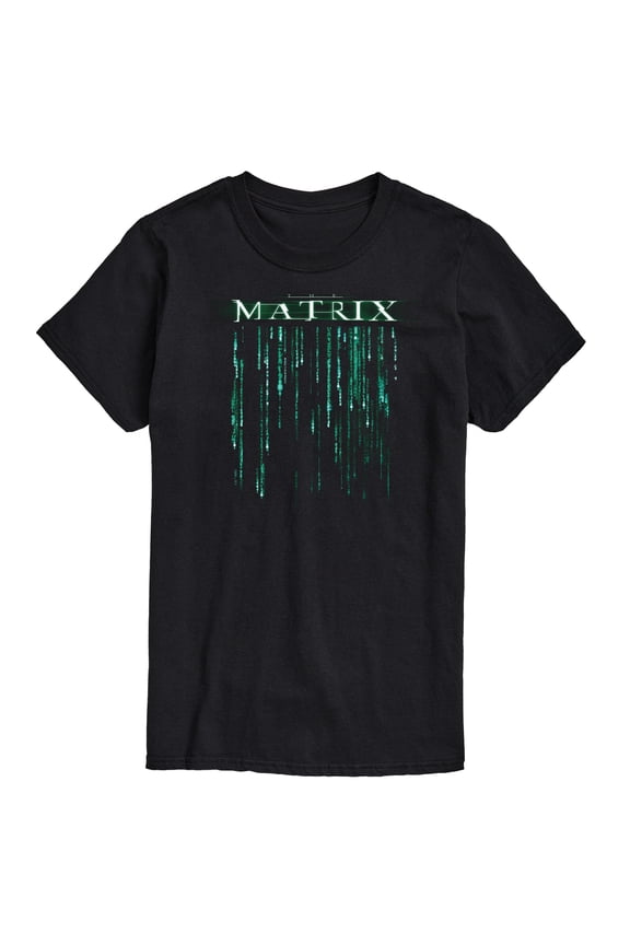 - Logo Falling Code - Men's Short Sleeve Graphic T-Shirt