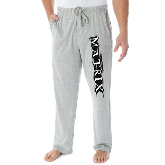 The Matrix Men's Classic Film Logo Loungewear Sleep Pajama Pants