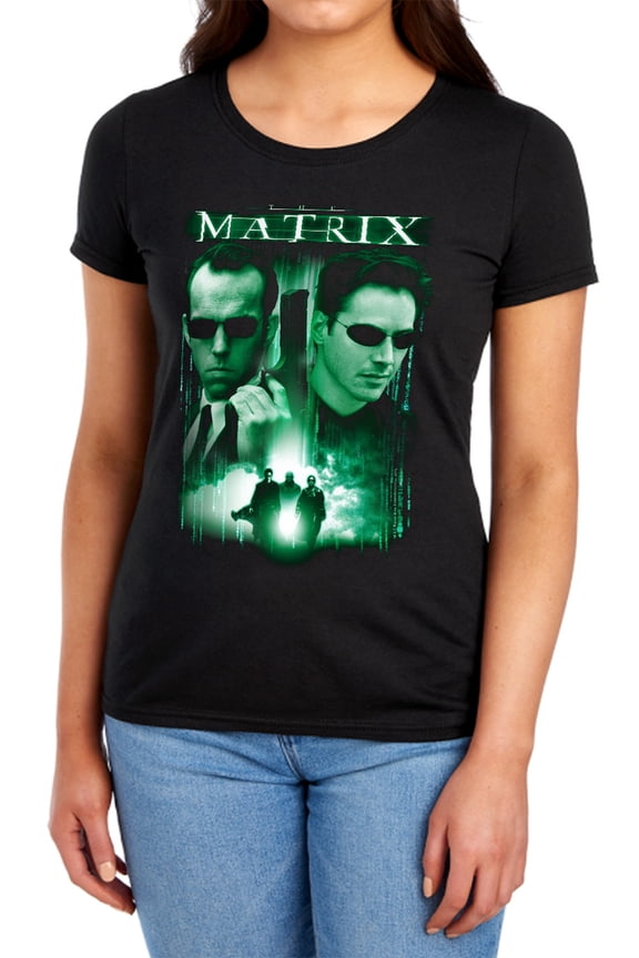 The Matrix Neo vs. Smith Women's T Shirt,Black, 2X-Large