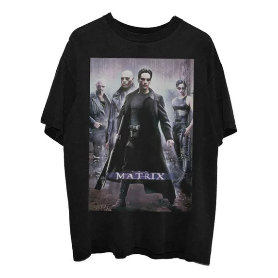 The Matrix Original Cover T-Shirt Black New