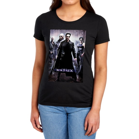 The Matrix Poster Women's T Shirt,Black, Medium