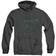 thumbnail image 1 of The Matrix Resurrections Glitch Cat Unisex Adult Pull-Over Heather Hoodie,Black, X-Large, 1 of 1